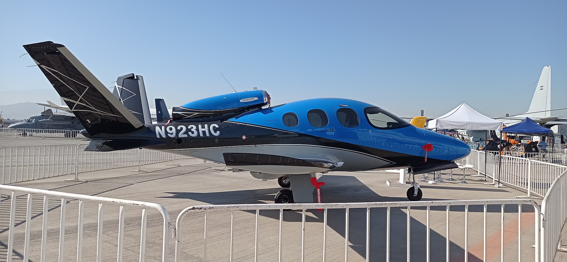 Cirrus Vision Jet on display